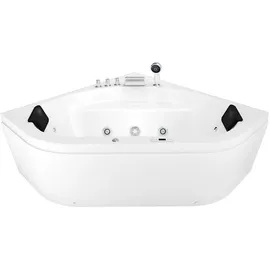 AcquaVapore Whirlpool Eckbadewanne 140 x 140 cm (W20H-TH-SC)
