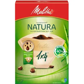Melitta 1x4 Natura Kaffeefilter naturbraun 80 St.