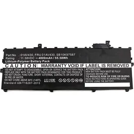 CoreParts MBXLE-BA0145 Notebook-Ersatzteil Akku (1 Zelle, 4650 mAh), Notebook Akku, Schwarz