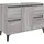 vidaXL Waschbeckenunterschrank Grau Sonoma 80x33x60 cm Holzwerkstoff