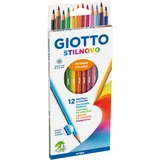 Giotto Stilnovo Buntstifte 12 St. Mehrfarbig