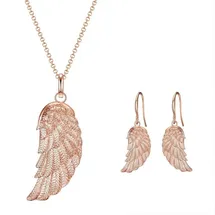 Rafaela Donata Schmuckset Engelsflügel roségold / Messing