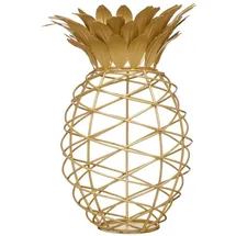 Bar Craft BarCraft Weinkork-Sammler, Ananas-Form, Metall, Goldfarben, 20 x 28cm