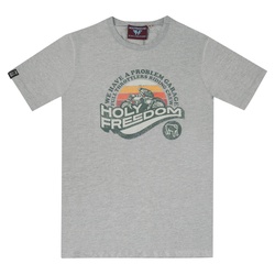 HolyFreedom L.A. Melange T-Shirt, grey, Größe 2XL