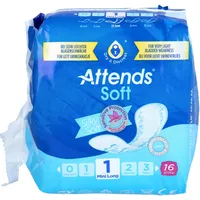 Attends Soft 1 Mini Long, Hygiene-Einlagen, bei leichter Blasenschwäche,