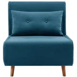 Vente-unique Schlafsessel Uribia Blau 77.5 cm