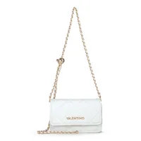 Valentino Ocarina Flap Bag Polyurethan Bianco