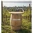 Temesso Stehtisch Weinfass D 80 cm Braun