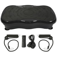 Vibrationsplatte Bluetooth LCD Fitness Abnehmen Fitnessgeräte Oszillierende Trainingsplattform.Schwarz