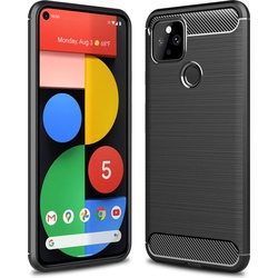 Nalia Handyhülle (Google Pixel 5), Smartphone Hülle, Schwarz