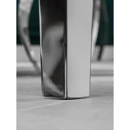 Casa Padrino 200 x 75 x 105 cm grau/silber/weiß