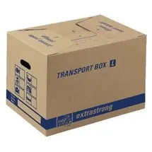 tidyPac® Umzugskartons Transport Box L 50,5 x 35,5 x 37,0 cm, 10 St.