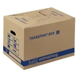 tidyPac® Umzugskartons Transport Box L 50,5 x 35,5 x 37,0 cm, 10 St.