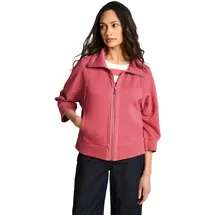 Tom Tailor Boxy-Fit Scuba Sweatjacke Rosa L