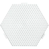 HAMA BEADS Hama Midi Stiftplatte Multi-Sechseck weiß