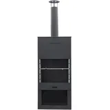 Westmann Grill und Gartenkamin Schwarz