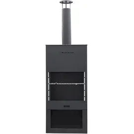 Westmann Grill und Gartenkamin Schwarz