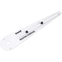 Trend Micro Trend Router Kompass für präzises Kreis- und Bogen schneiden, R/COMPASS/A