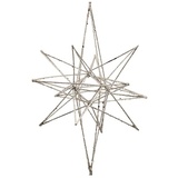 House Doctor House Doctor, Ornament, Star, Champagner, Metall, l: 14 cm, h: 25 cm