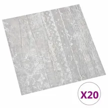 vidaXL Selbstklebende Bodenplanken 30,5 x 30,5 cm 20 pcs Pvc