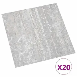vidaXL Selbstklebende Bodenplanken 30,5 x 30,5 cm 20 pcs Pvc
