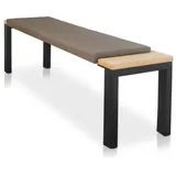 lycce XXL Klemmkissen Sitzkissen mit 1 Leiste, Kunstleder, Breite 1,5m