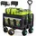 HOMECALL Bollerwagen Faltbar 120L+ schwarz
