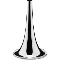 Il Tornitore Matto Trumpet Vase eng versilbertes Messing