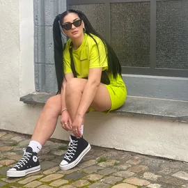 Converse Chuck Taylor All Star LIFT HI schwarz Shoes Gr. 42