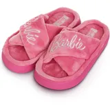 Barbie Extra gemütliche Damen-Slipper zum Reinschlüpfen, Knallpink (Hot Pink), Small - Small