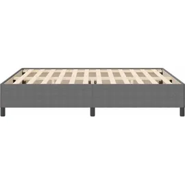 vidaXL Boxspringbett 180 x 200 cm Hellgrau
