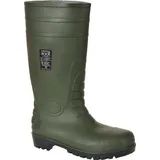 PORTWEST Total-Sicherheitsgummistiefel S5 mit Stahlkappe Grün