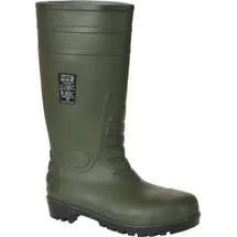 PORTWEST Total-Sicherheitsgummistiefel S5 mit Stahlkappe Grün