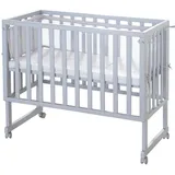 roba Beistellbett, Taupe, Holzwerkstoff, 45x90 cm, Babymöbel, Babybetten, Beistellbetten