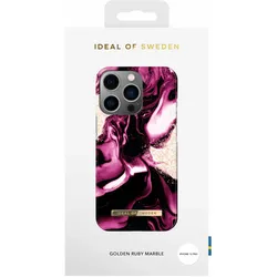 Golden Ruby Marble Cover für Apple iPhone 13 Pro  (Violett) (Versandkostenfrei)