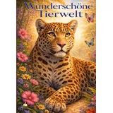dhamma verlag Wunderschöne Tierwelt Malbuch 50 St.
