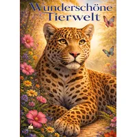 dhamma verlag Wunderschöne Tierwelt Malbuch 50 St.