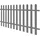 vidaXL Lattenzaun WPC 200 x 100 cm grau