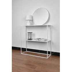 MIRRORS AND MORE Konsolentisch »Alexis«, (6 St.) MIRRORS AND MORE weiß