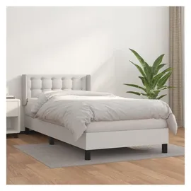 vidaXL Boxspringbett 100 x 200 cm Weiß