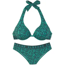 ELBSAND Bügel-Bikini Damen Petrol 36 Cup D