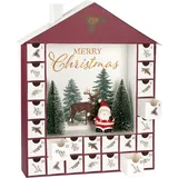 Brubaker Haus 2025 Adventskalender zum Befüllen 44 cm