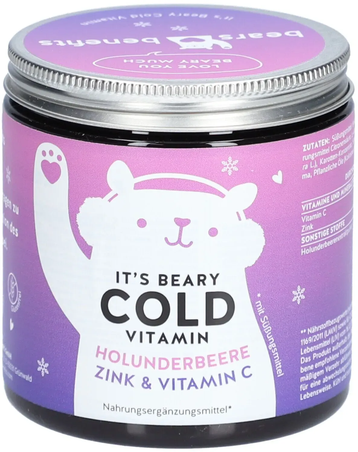 Bears With Benefits It's Beary Cold Holunder, Zink und Vitamin C - Zur Bewältigung der kalten Jahreszeit