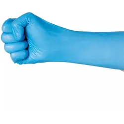 MED-COMFORT BLUE ULTRA 300 Lange Nitril-Untersuchungshandschuhe puderfrei