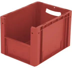 Bito Eurostapelbehälter XL Set / XL 43274 L400xB300xH270 mm, rot Etikett