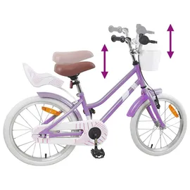 vidaXL Kinderfahrrad 18 Zoll lila