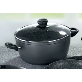 STONELINE XXL Kochtopf 28 cm mit Glasdeckel