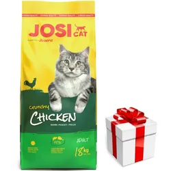 JOSERA JosiCat Knuspriges Huhn 18kg + Überraschung für die Katze