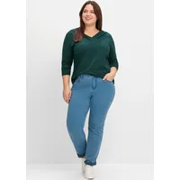 sheego by Joe Browns Langarmshirt in tiefgrün | Gr.: 52/54
