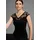 MELROSE Spitzenshirt MELROSE, Damen, Gr. 42, schwarz, Jersey, Obermaterial: 95% Viskose, 5% Elasthan. Spitze: 100% Polyester, unifarben, tailliert hüftbedeckend, V-Ausschnitt, Shirts, taillierter Schnitt, elastisches Material, mit Spitzenband
